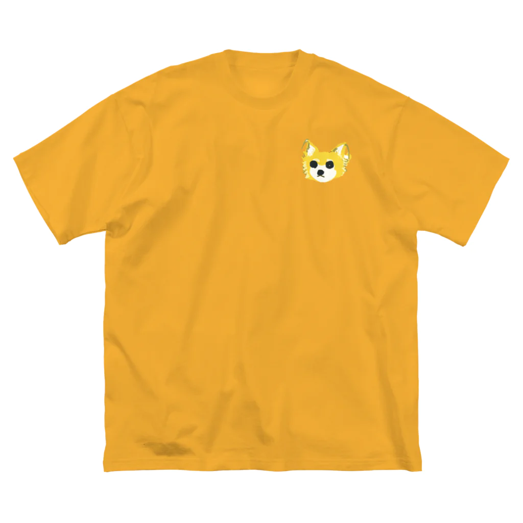 古屋智子（TomokoFuruya）のわんこの茶色ちゃん ビッグシルエットTシャツ