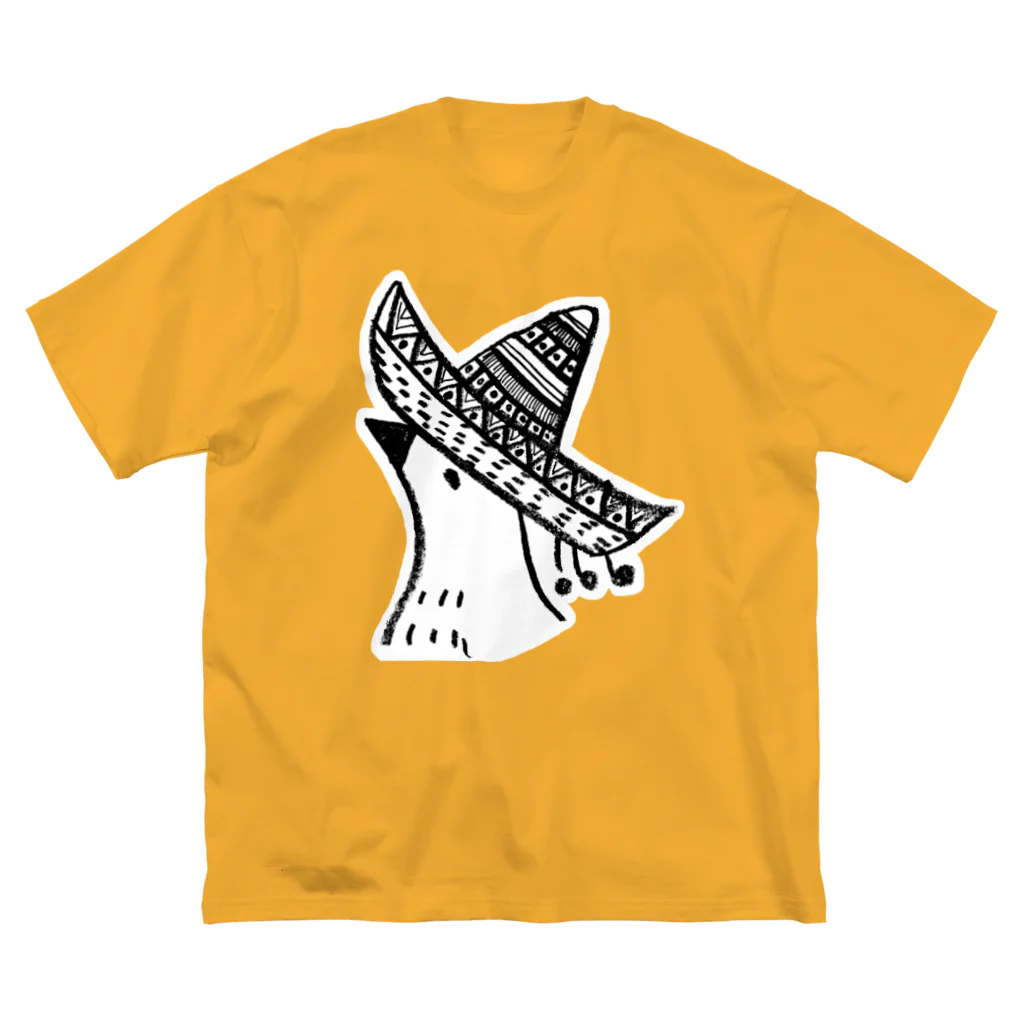 ヤマドリ珈琲 物販店のメキシカンヤマドリのTシャツ（BIG） 루즈핏 티셔츠