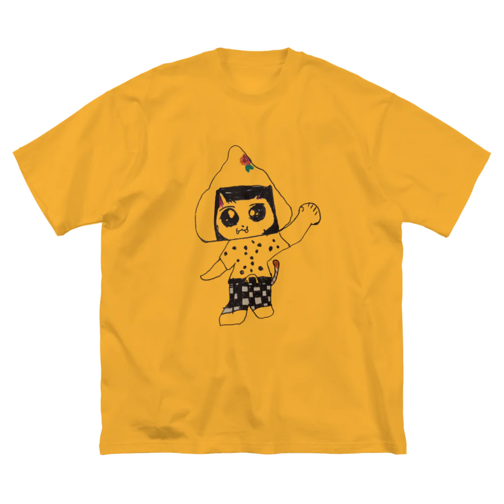 おににゃん（公式）のおににゃん ビッグシルエットTシャツ