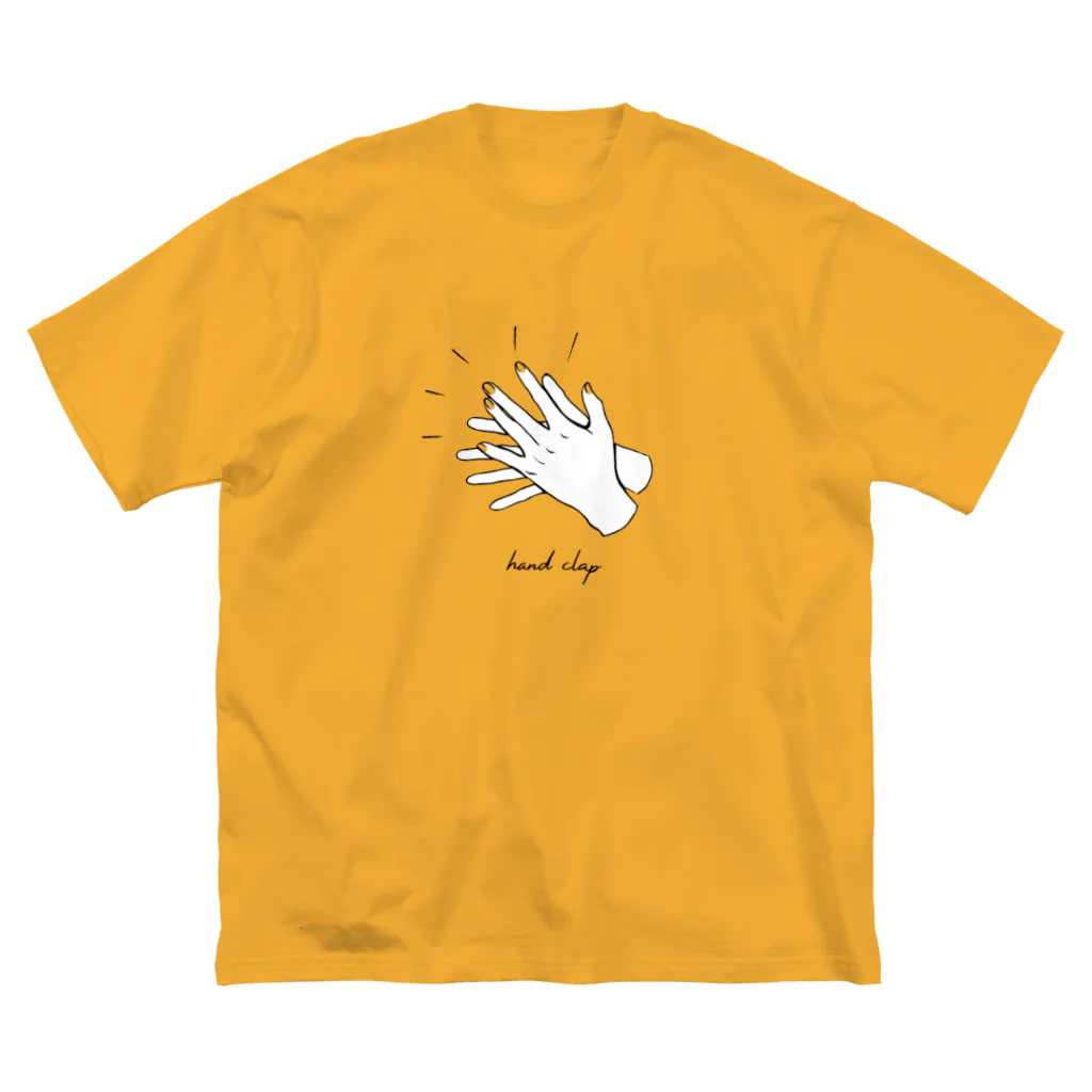 ないものねだりの【色変化】hand clap ビッグシルエットTシャツ