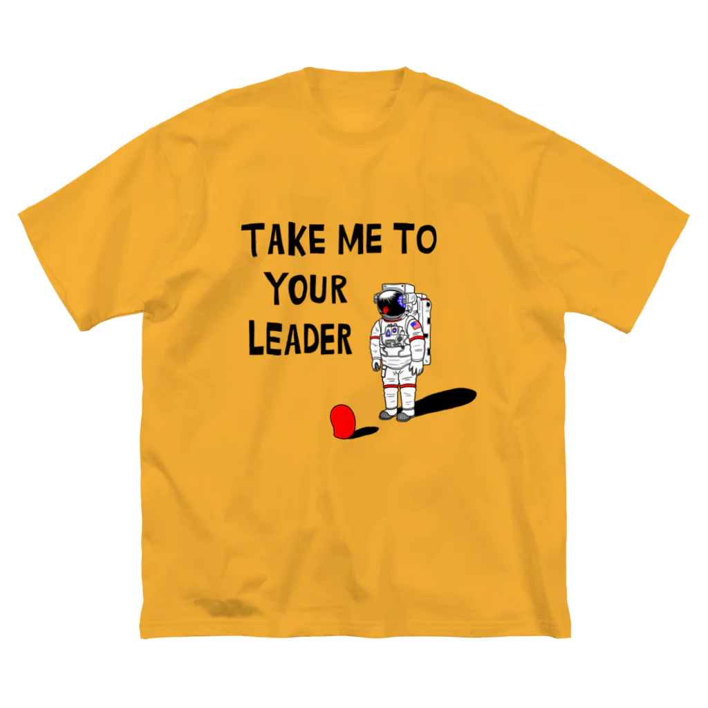 NEZUMIZARU STUDIO SHOPのTAKE ME TO YUOR LEADER ビッグシルエットTシャツ