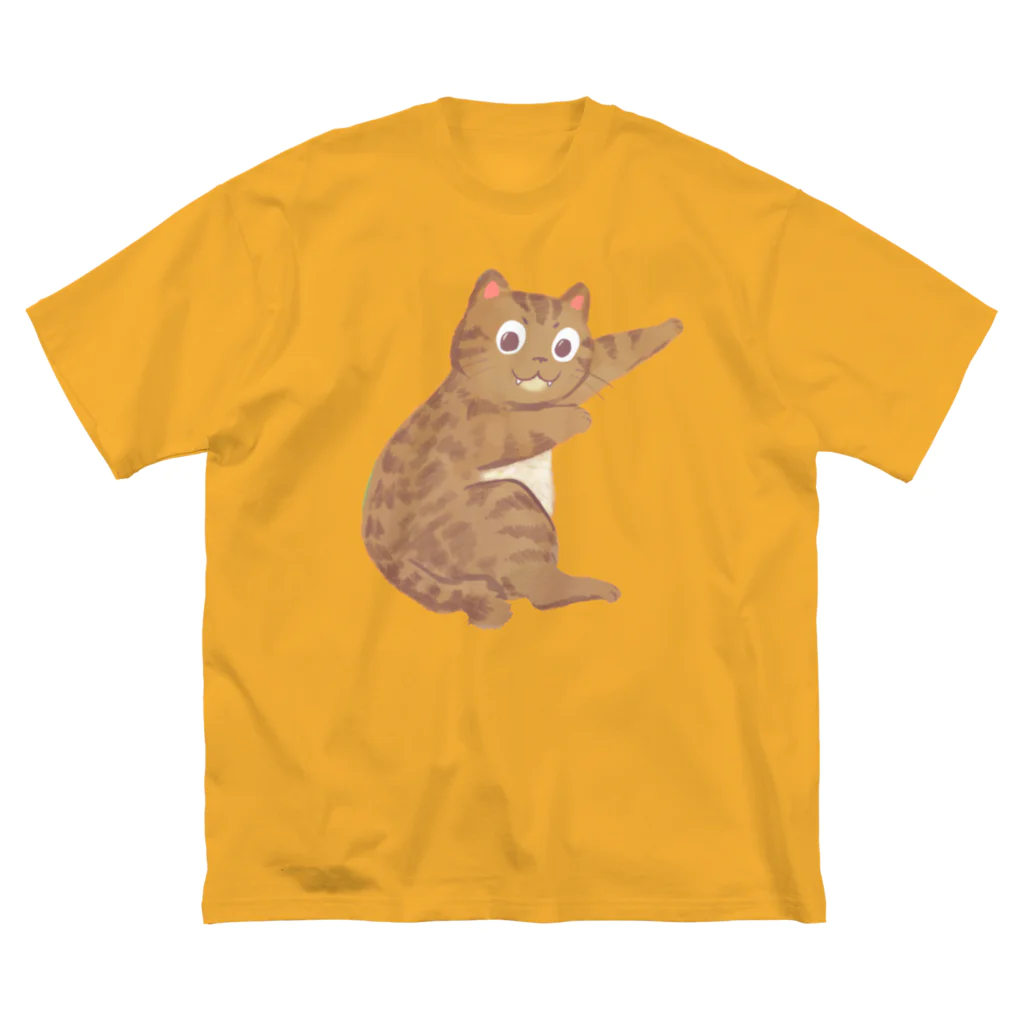 大統領のねこちゃんグッズの現場監督むぎ Big T-Shirt