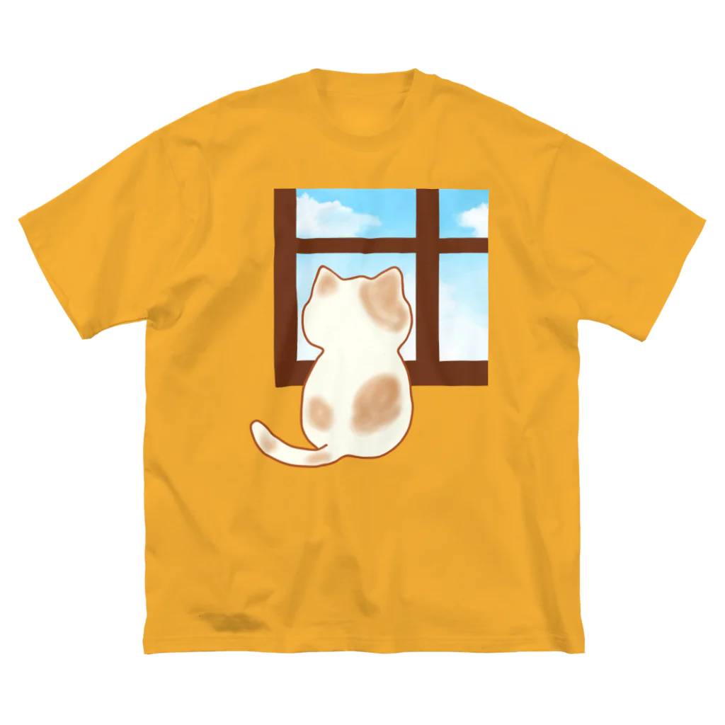 ウチのMEIGENやさんの猫 〜窓辺のひととき〜 Big T-Shirt