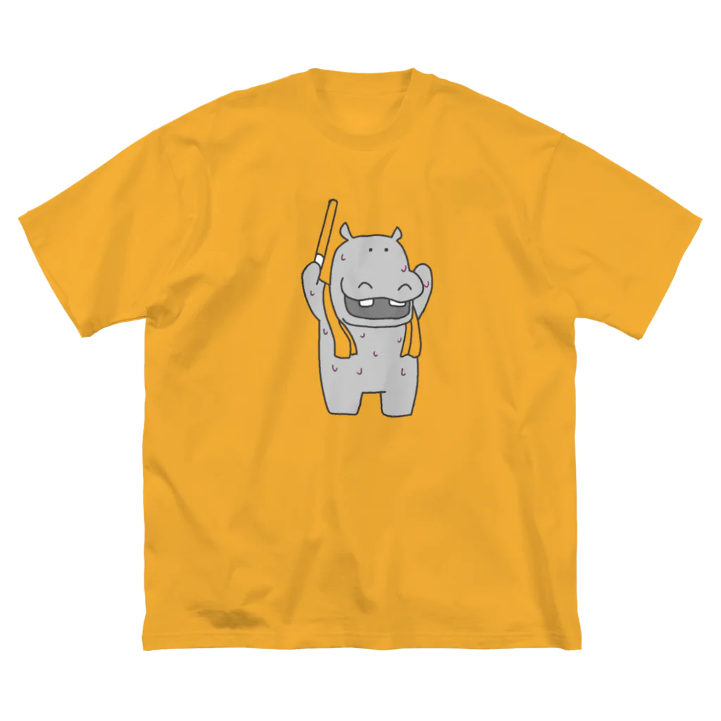 まめびとのドルオタカバ(推しの色に変更可能) ビッグシルエットTシャツ