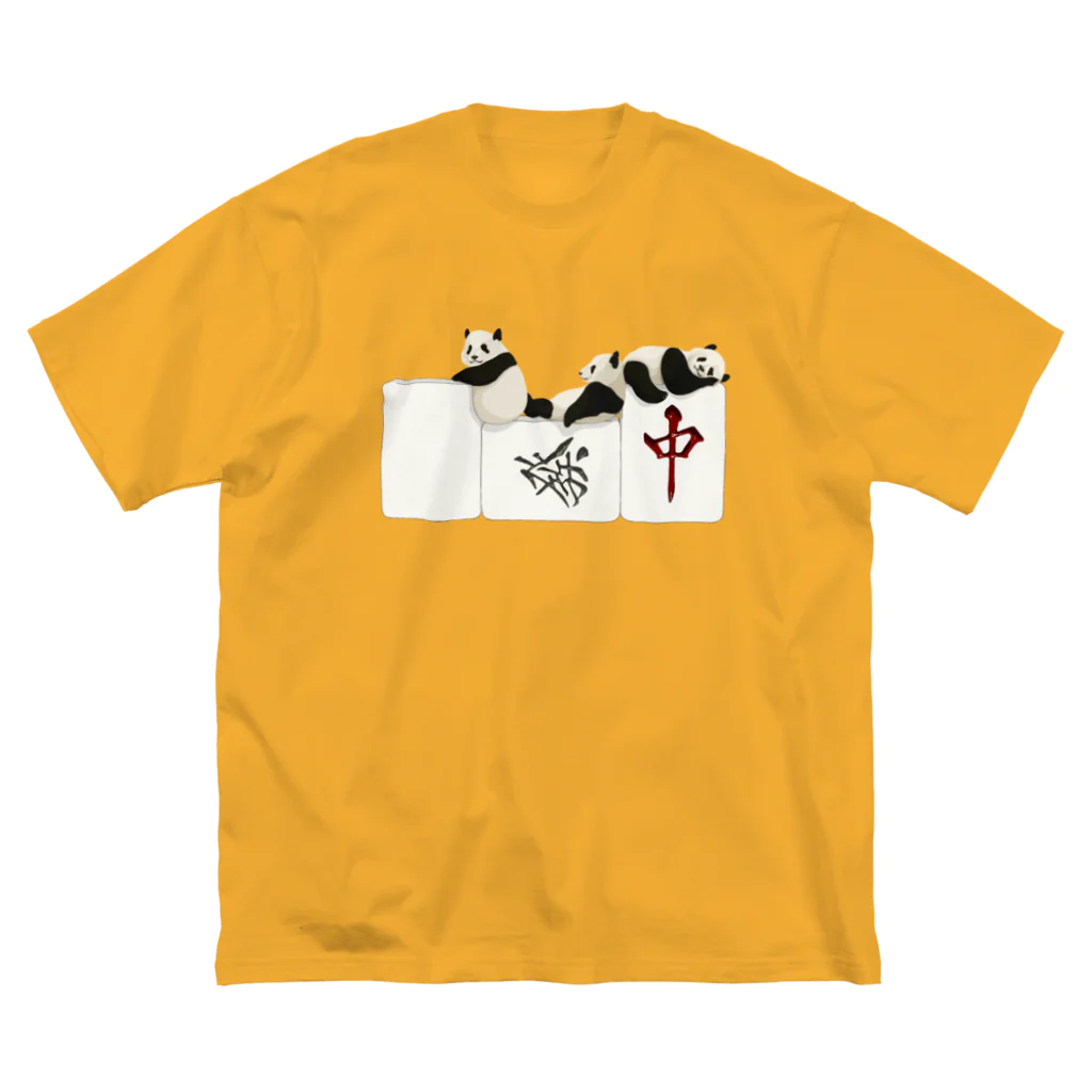 Laminaの大熊猫×白發中 ビッグシルエットTシャツ