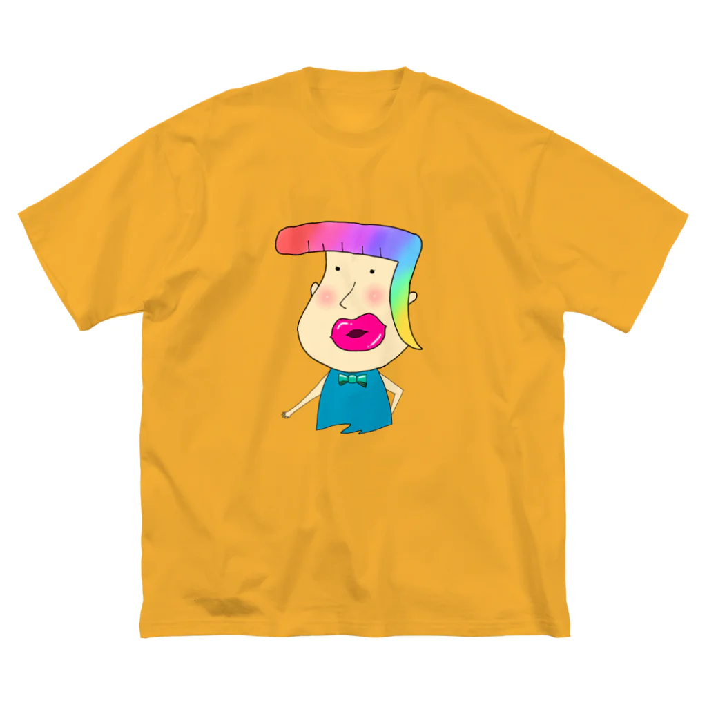 Keinartのラッキーセブンくん ビッグシルエットTシャツ