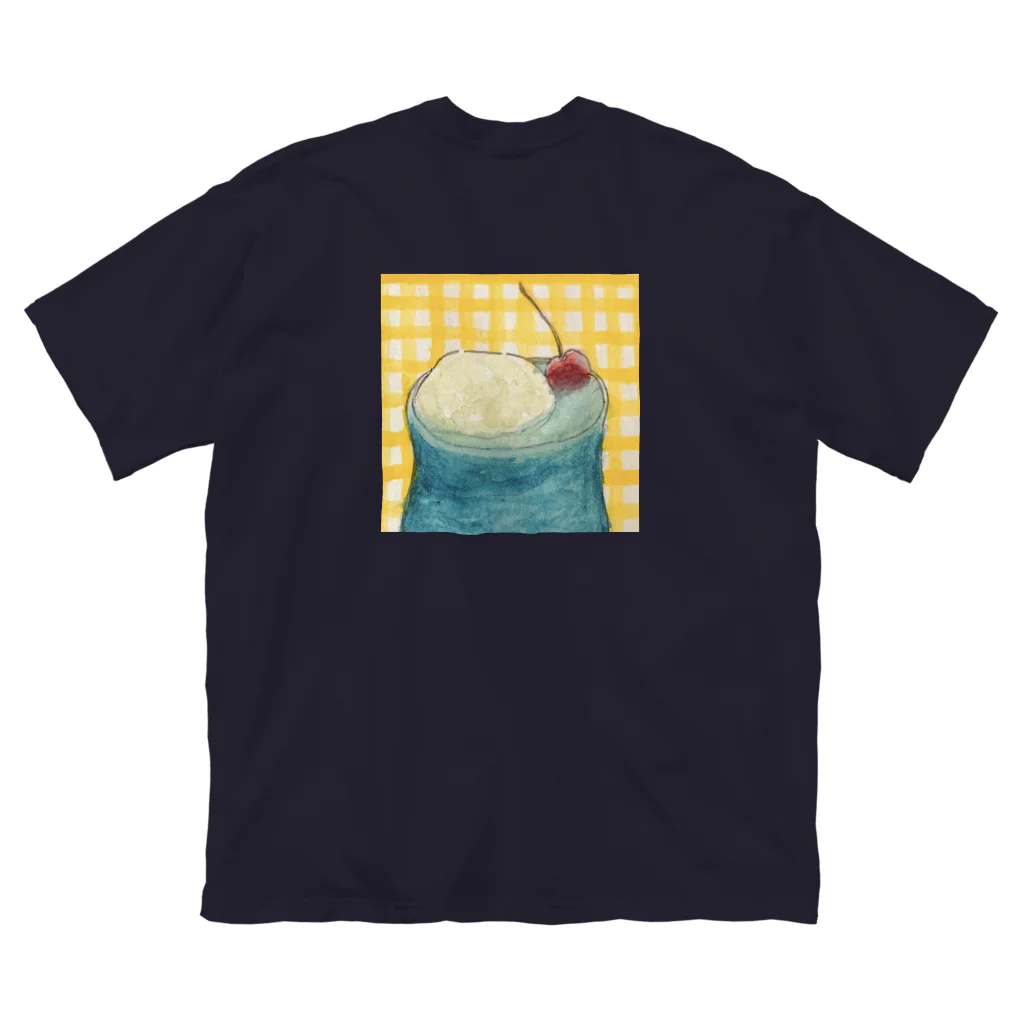 ナトリウム屋さんの夏のクリームソーダ ビッグシルエットTシャツ