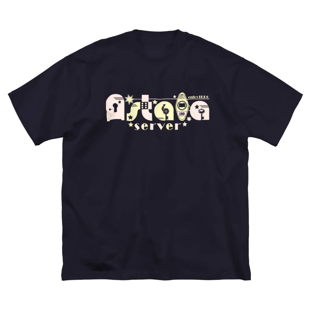 あすたらのAstala鯖ロゴ ビッグシルエットTシャツ