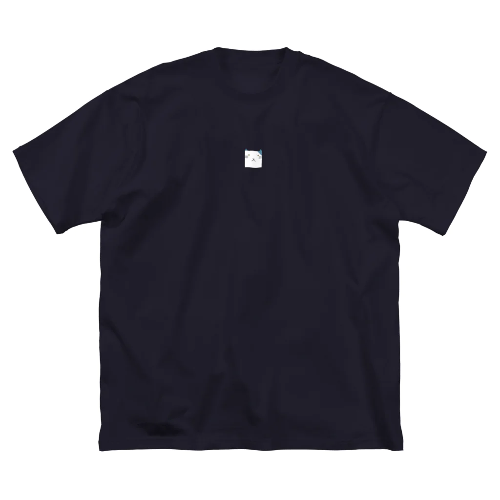 72dsgnのhako-neko [Blue] ビッグシルエットTシャツ