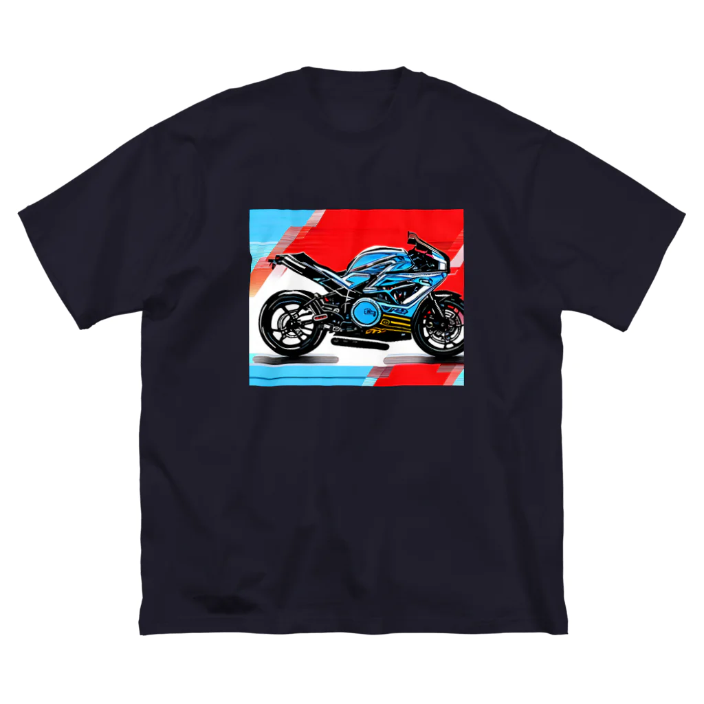 Moichi Designs Shop-2023のハイパーバイク Big T-Shirt