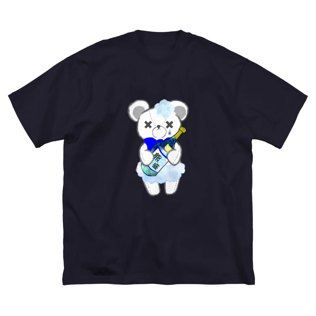 CEのSAKEくま 泡盛 ビッグシルエットTシャツ