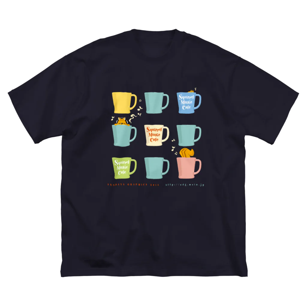 SUNDAYS GRAPHICSのりすカフェ2014 ビッグシルエットTシャツ