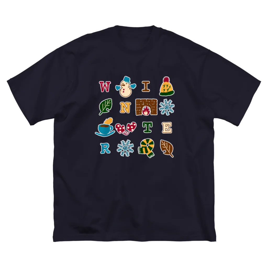 のぐちさきのほっこりウィンター ビッグシルエットTシャツ