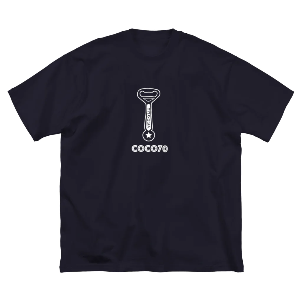 coco70のビア T-shirt by coco70 Big T-Shirt