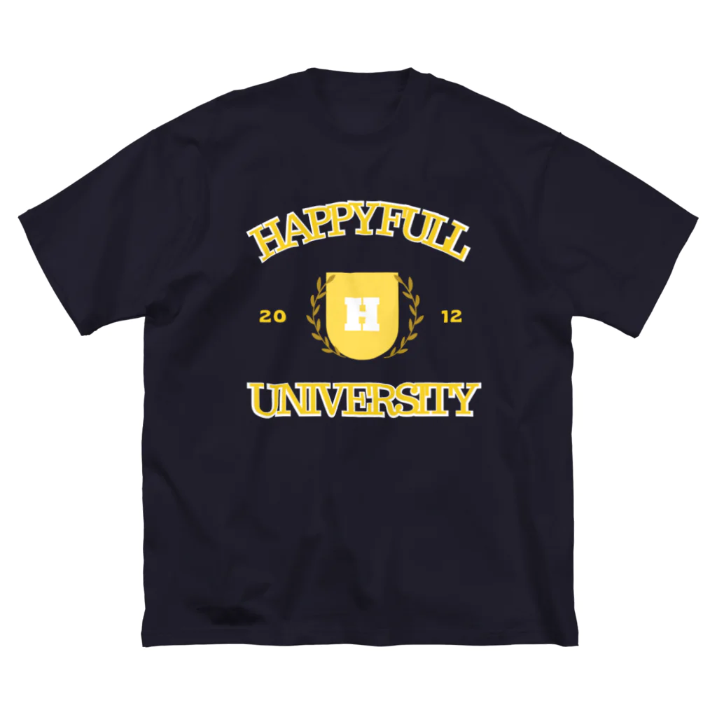 hpfull倶楽部のHAPPYFULL UNIVERSITY ビッグシルエットTシャツ