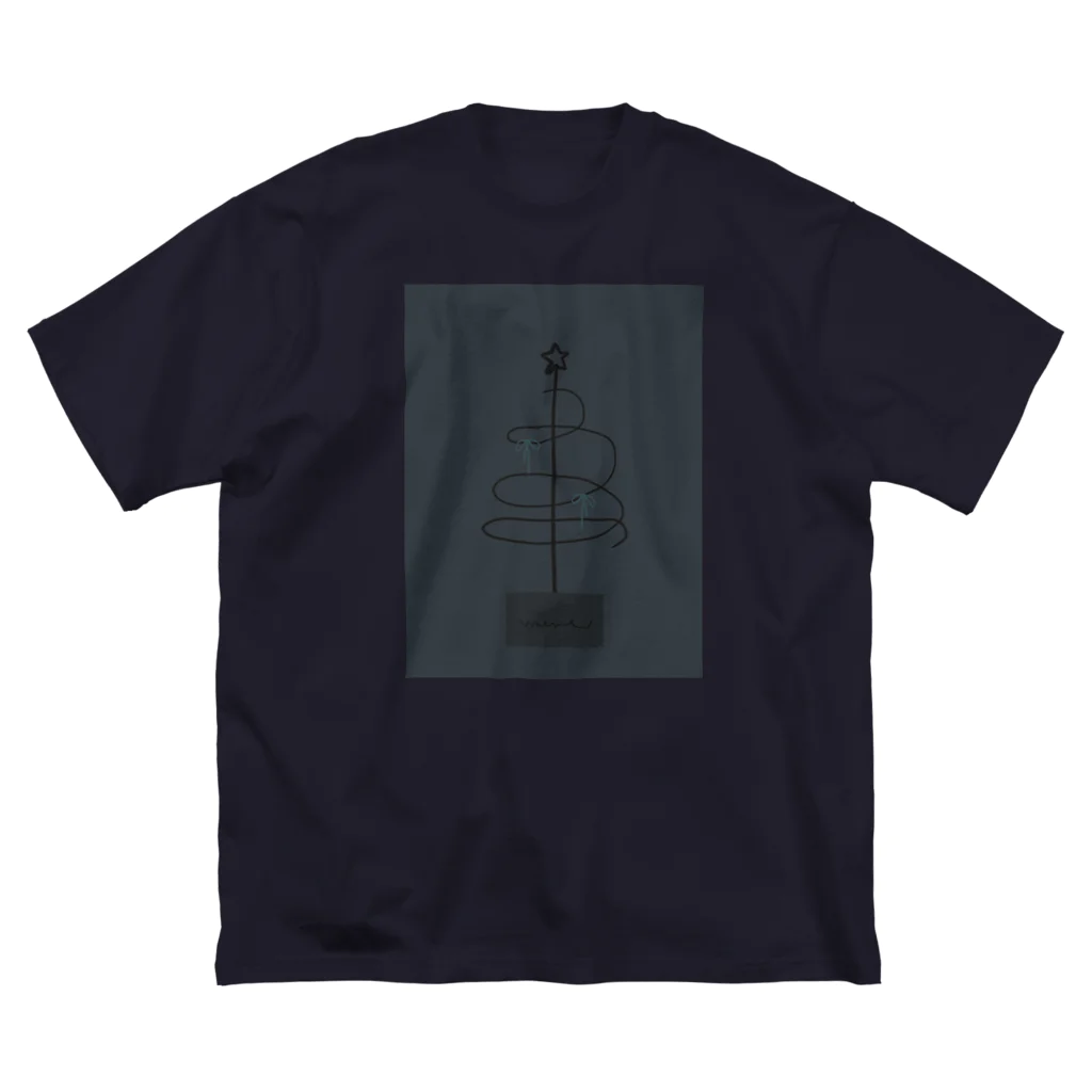 rilybiiのgray blue green Tree Big T-Shirt