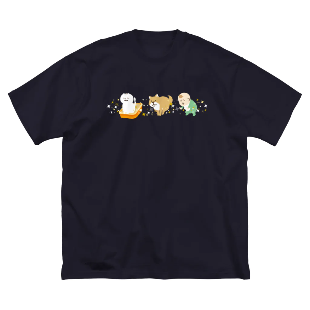 notonekoの立派なやつをしているところ ビッグシルエットTシャツ