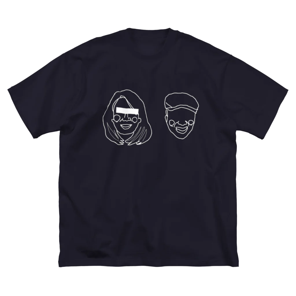 スナック半ばをすぎてのSabahspace電卓crew ビッグシルエットTシャツ