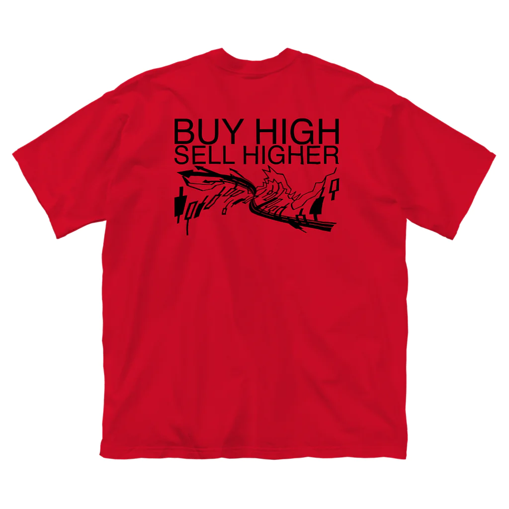 AURA_HYSTERICAのBuy high, sell higher ビッグシルエットTシャツ