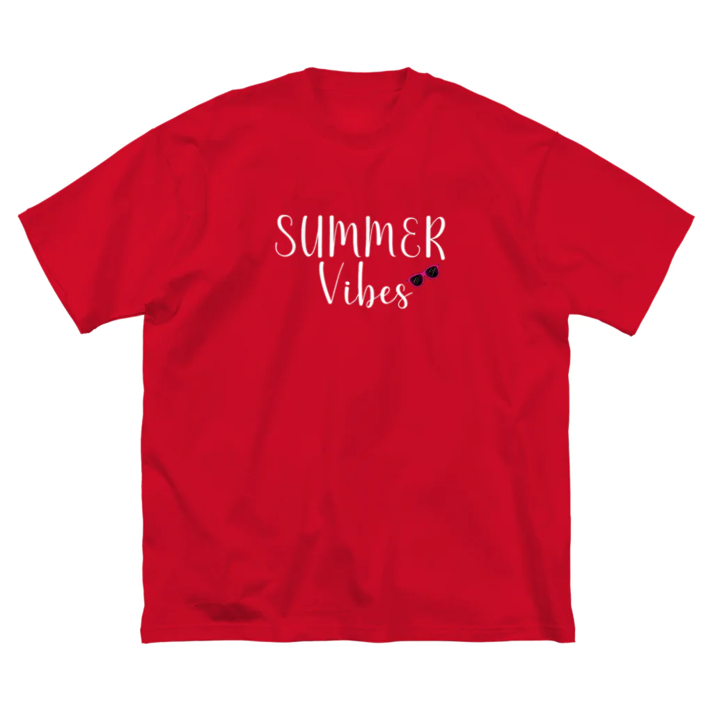 aoi.aoのSummer Vibes #1 - White Letters Version  Big T-Shirt