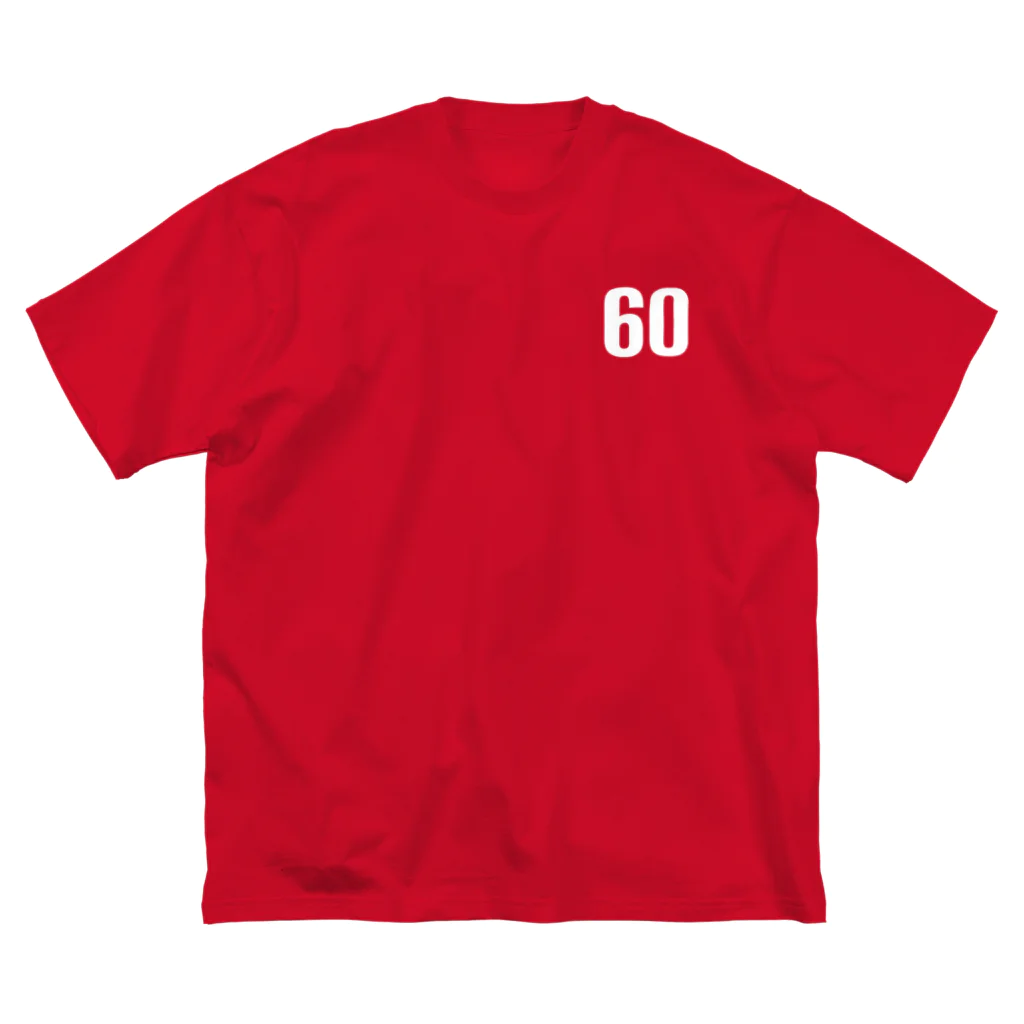 kg_shopの[☆両面] 還暦祝いTシャツ【視力検査表パロディ】 Big T-Shirt