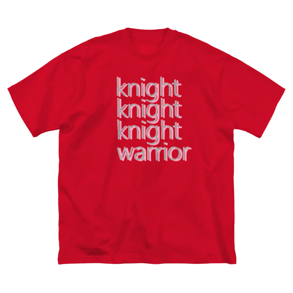 アルカナマイル SUZURI店 (高橋マイル)元ネコマイル店の3 knights,1 warrior(English ver.) ビッグシルエットTシャツ