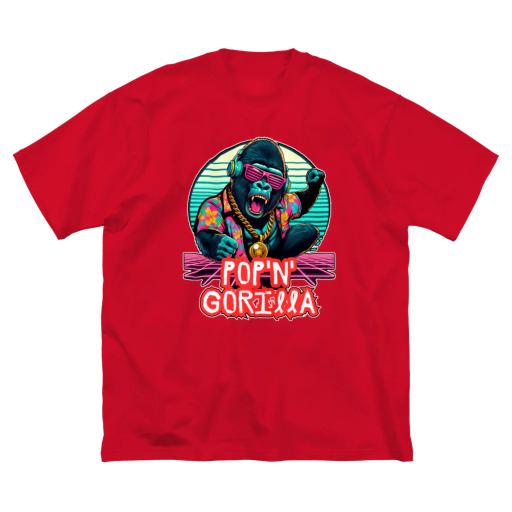 Donky Goriのポップンゴリラ5 Big T-Shirt