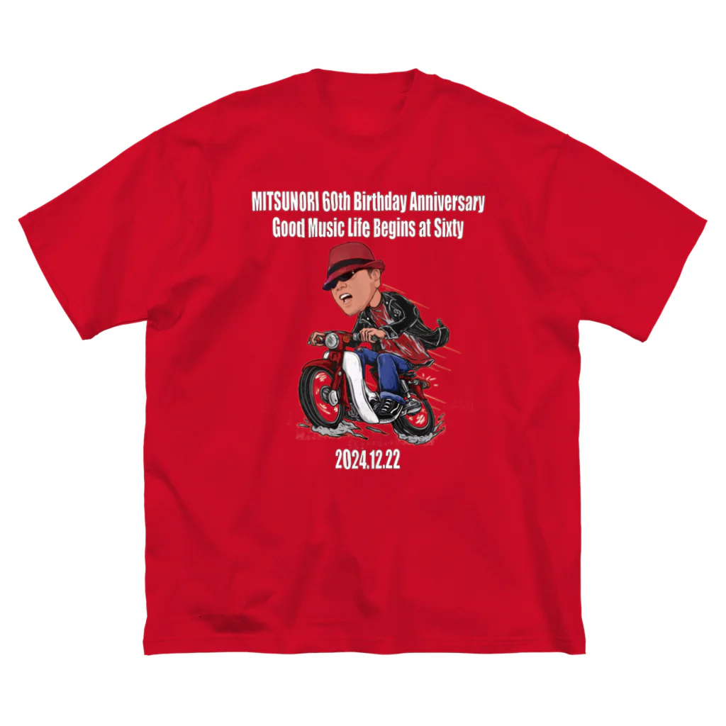 MITSUNORI OFFICIAL SHOPのMITSUNORI 還暦記念デザイン Bike-B Big T-Shirt