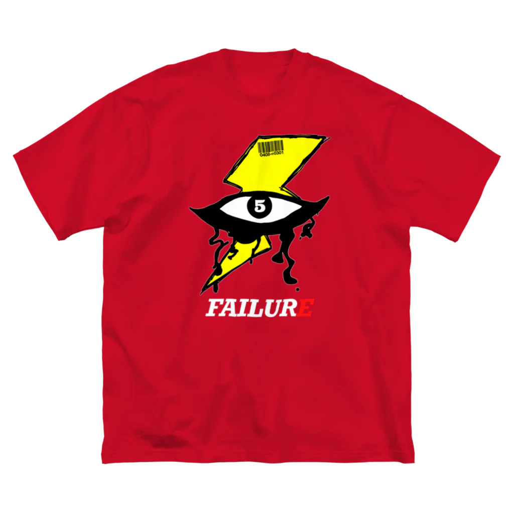 【Zebra channel 公式SHOP】 しまうま工房のFAILUR E ビッグシルエットTシャツ