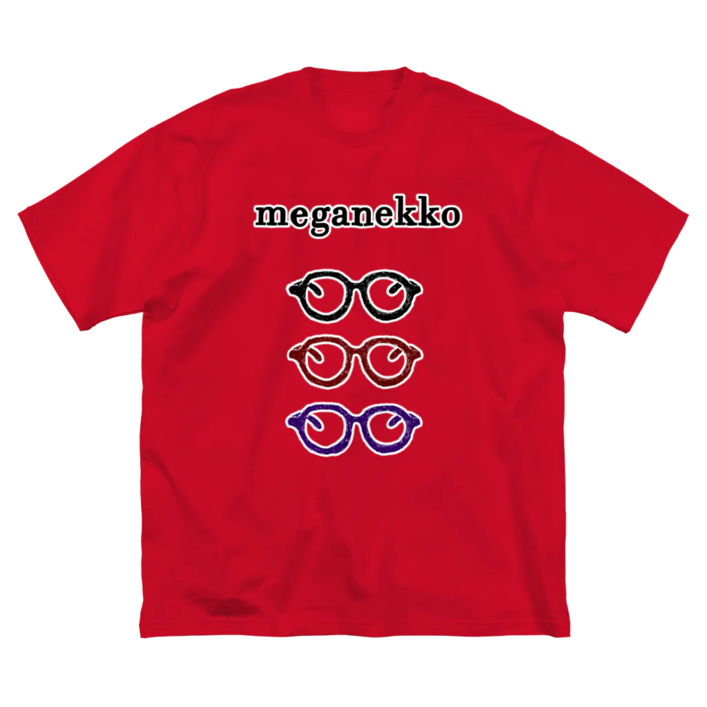 NIKORASU GOのメガネっ子 ビッグシルエットTシャツ