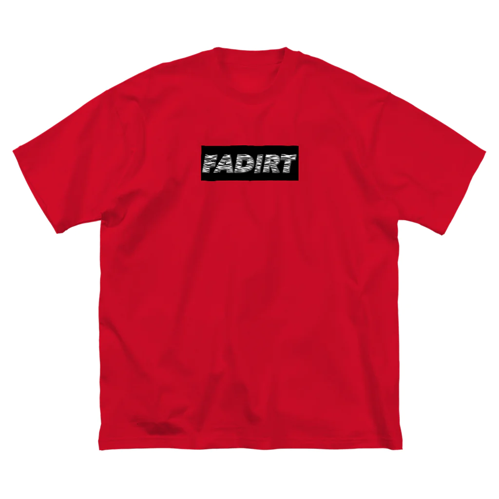 FADIRTのゼブラボックスロゴT Big T-Shirt