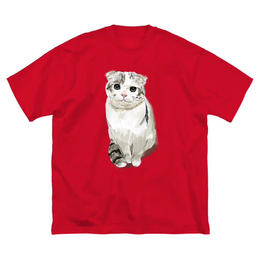 いちかわみゆきの猫のニノ ビッグシルエットTシャツ