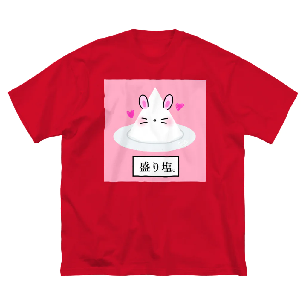 はちよんごの盛り塩。 ビッグシルエットTシャツ