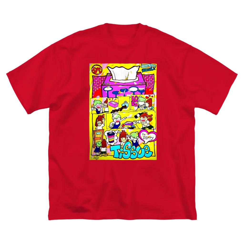 iRoPpA いろっぱのTissue ビッグシルエットTシャツ