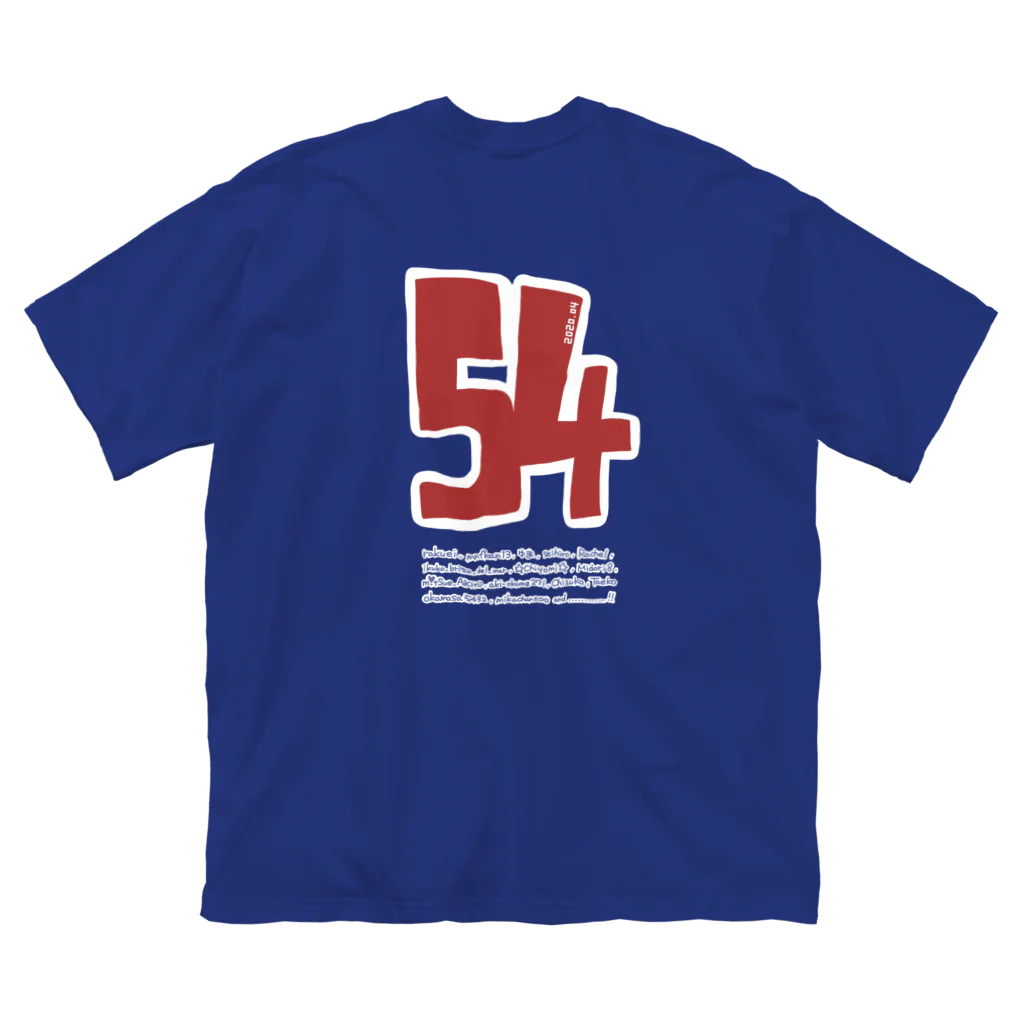 gogoteam54のみんなで作った54T🌏・濃色用フチあり ビッグシルエットTシャツ