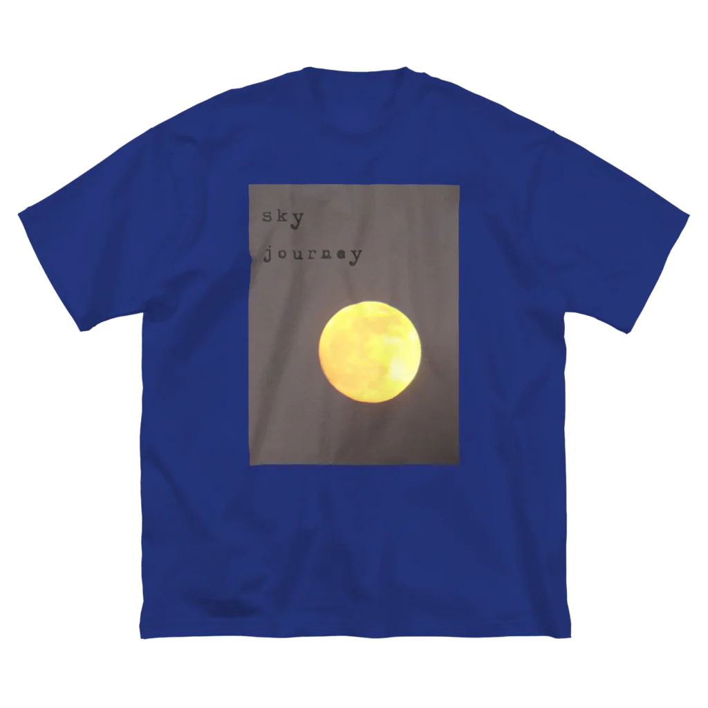 sky journeyのmoon ビッグシルエットTシャツ