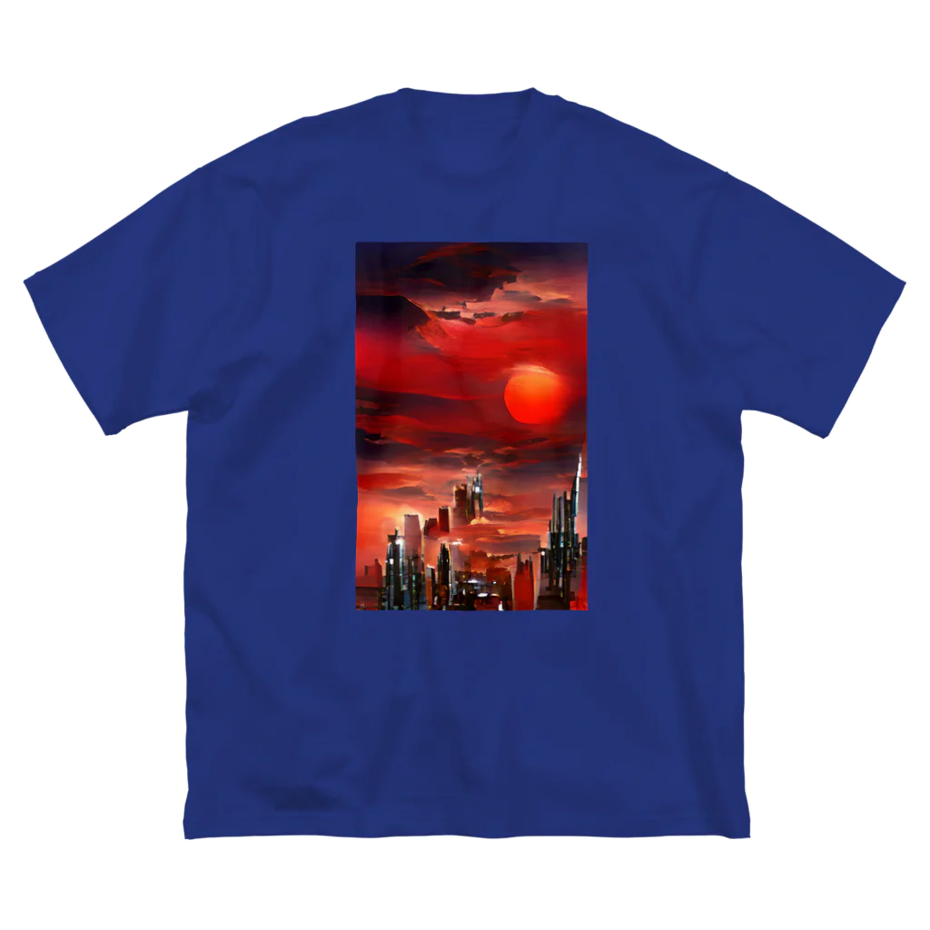 Eye2EyeのRed Night ビッグシルエットTシャツ