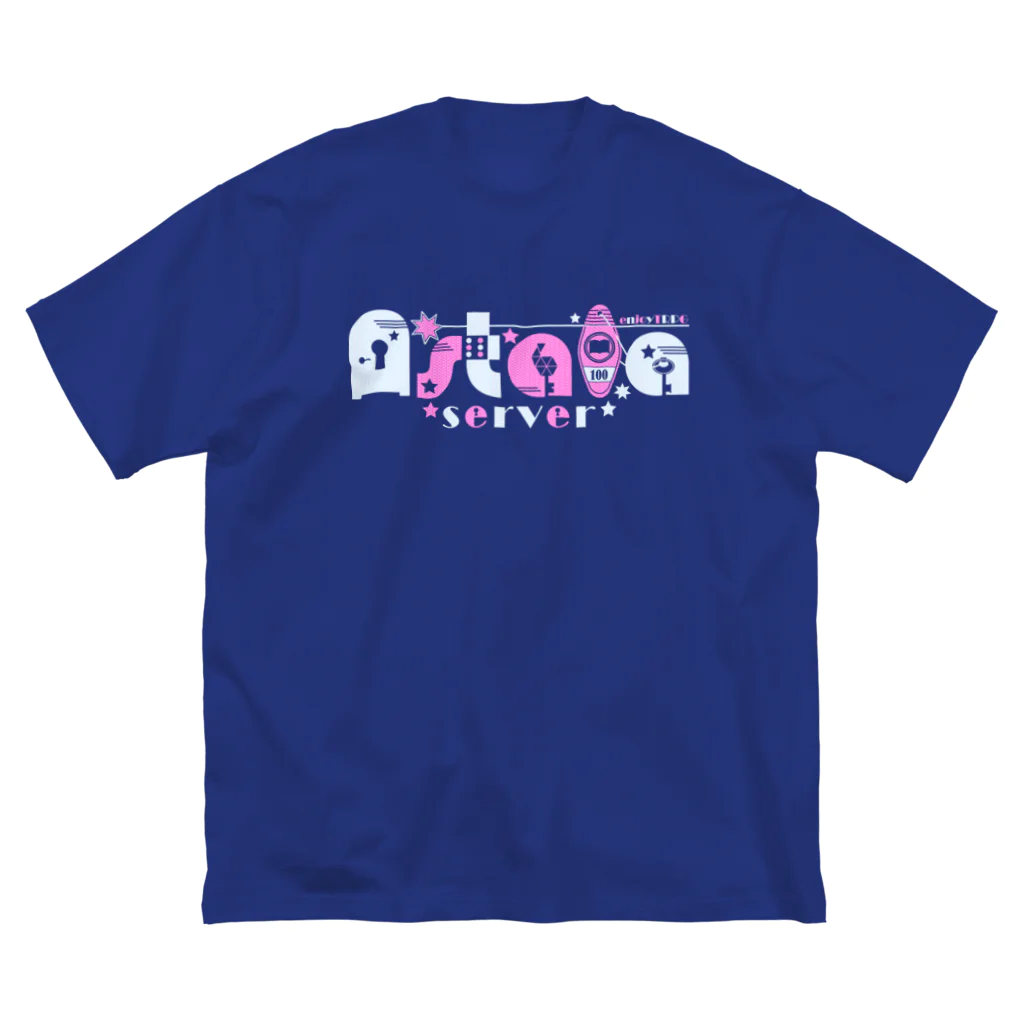 あすたらのAstala鯖ロゴ ビッグシルエットTシャツ