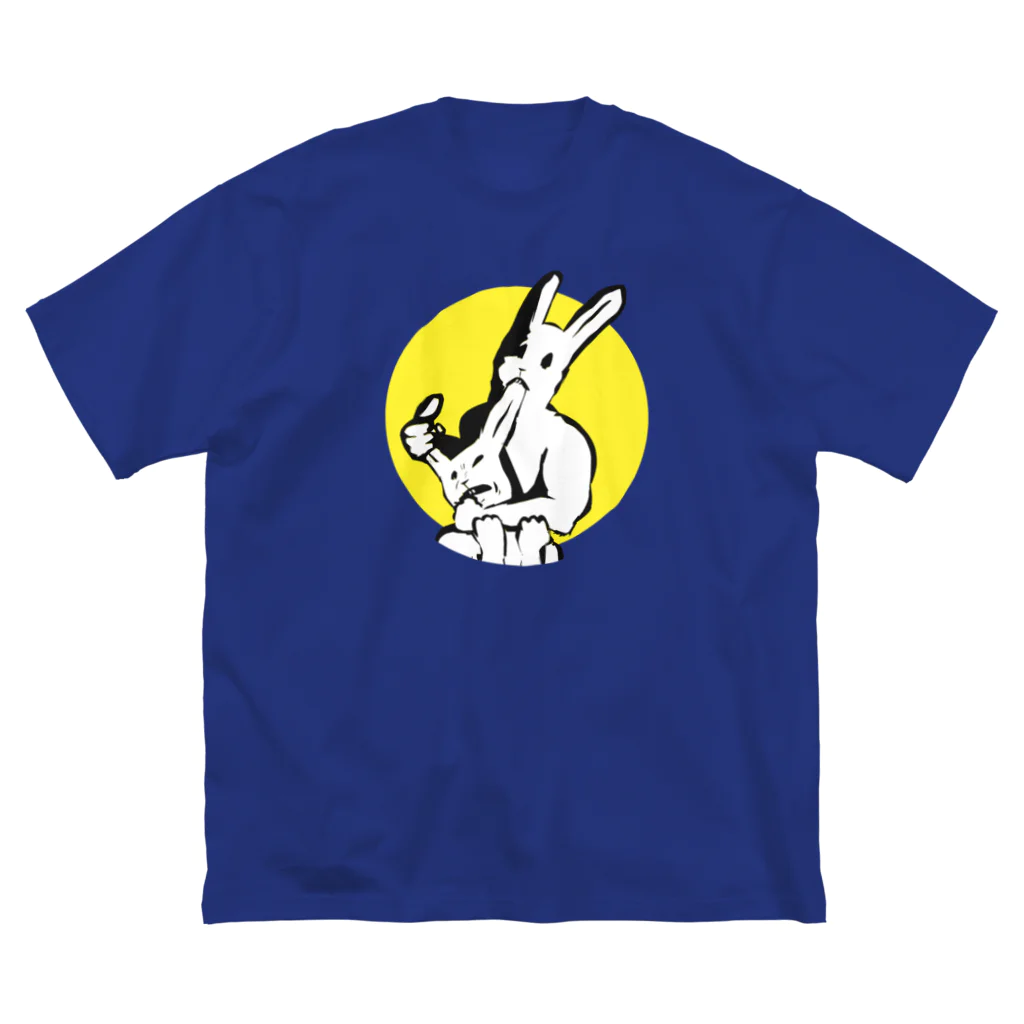 LONESOME TYPE ススの共喰い🐰（ウサギ） ビッグシルエットTシャツ