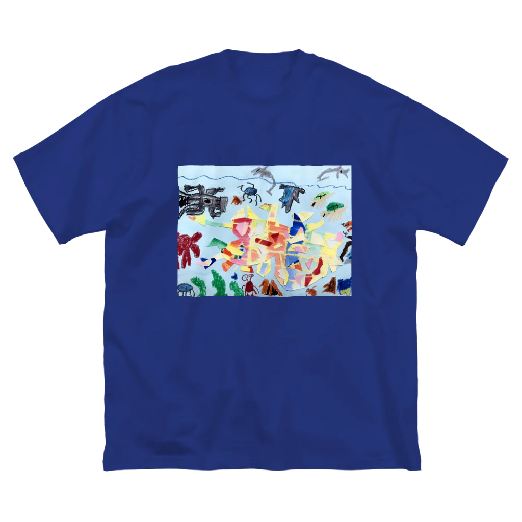 ショップ・ヅノのでんせつの魚Tシャツ ビッグシルエットTシャツ