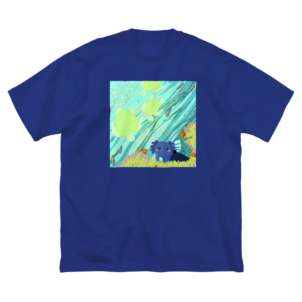 ariariartのBlue submarine【コラボ作品】 Big T-Shirt