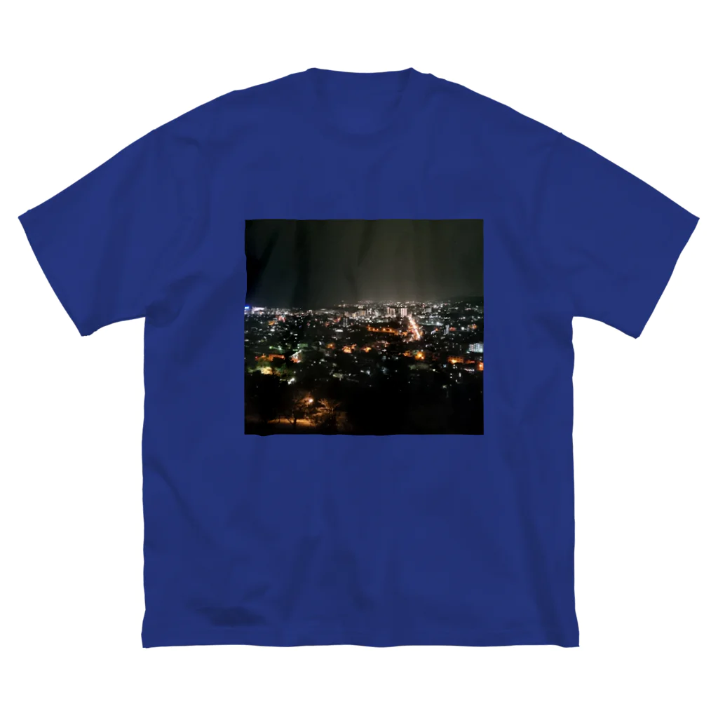 でおきしりぼ子の実験室のNight Scape ビッグシルエットTシャツ