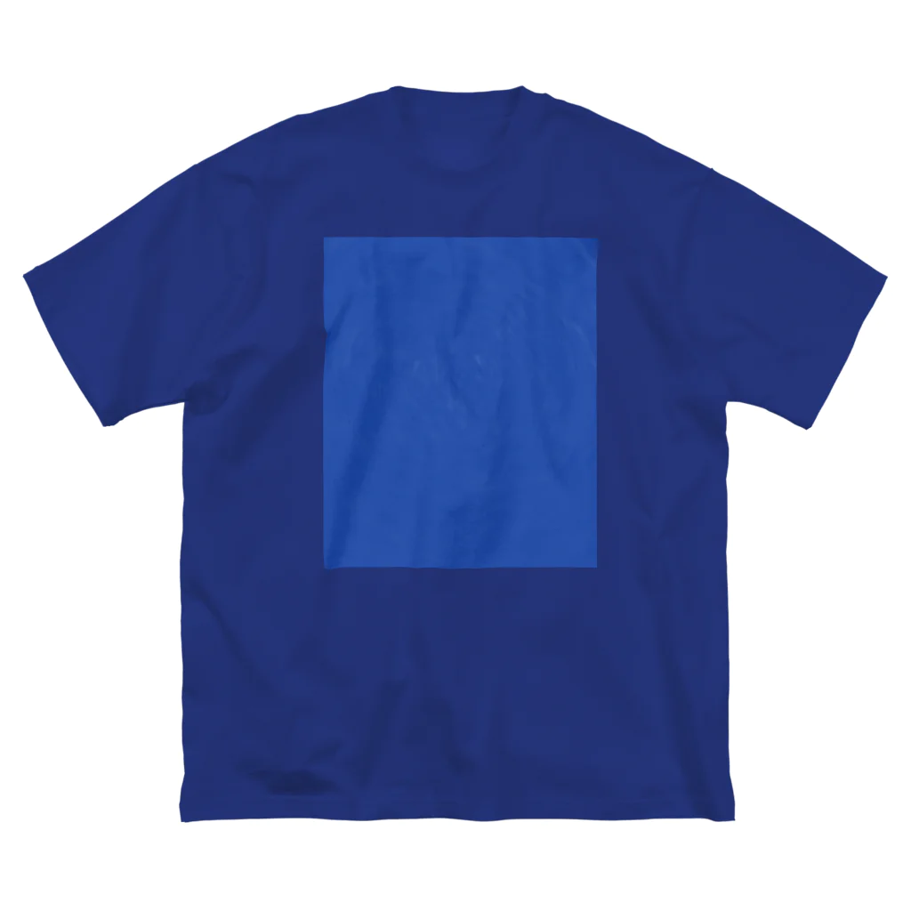 ma-bu×universal design のblue×blue ビッグシルエットTシャツ
