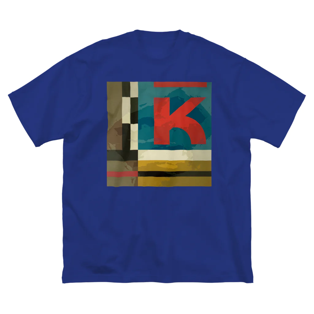 レターオールソーツのVsKN - K ビッグシルエットTシャツ