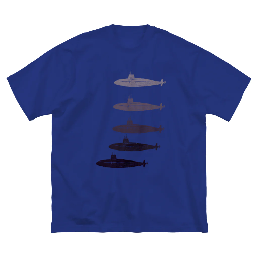 NIKORASU GOの潜水艦 ビッグシルエットTシャツ