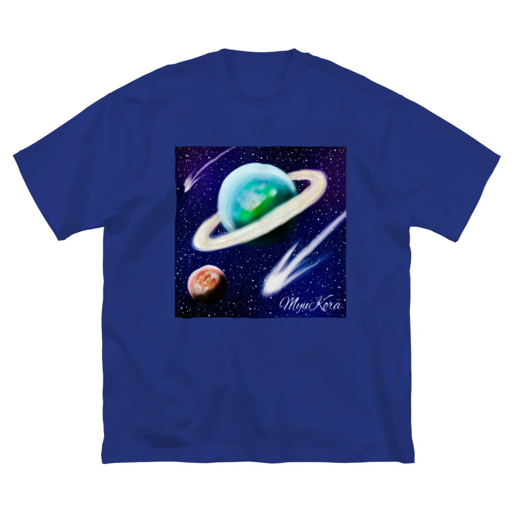 MyuKoraの宇宙のどこか ビッグシルエットTシャツ
