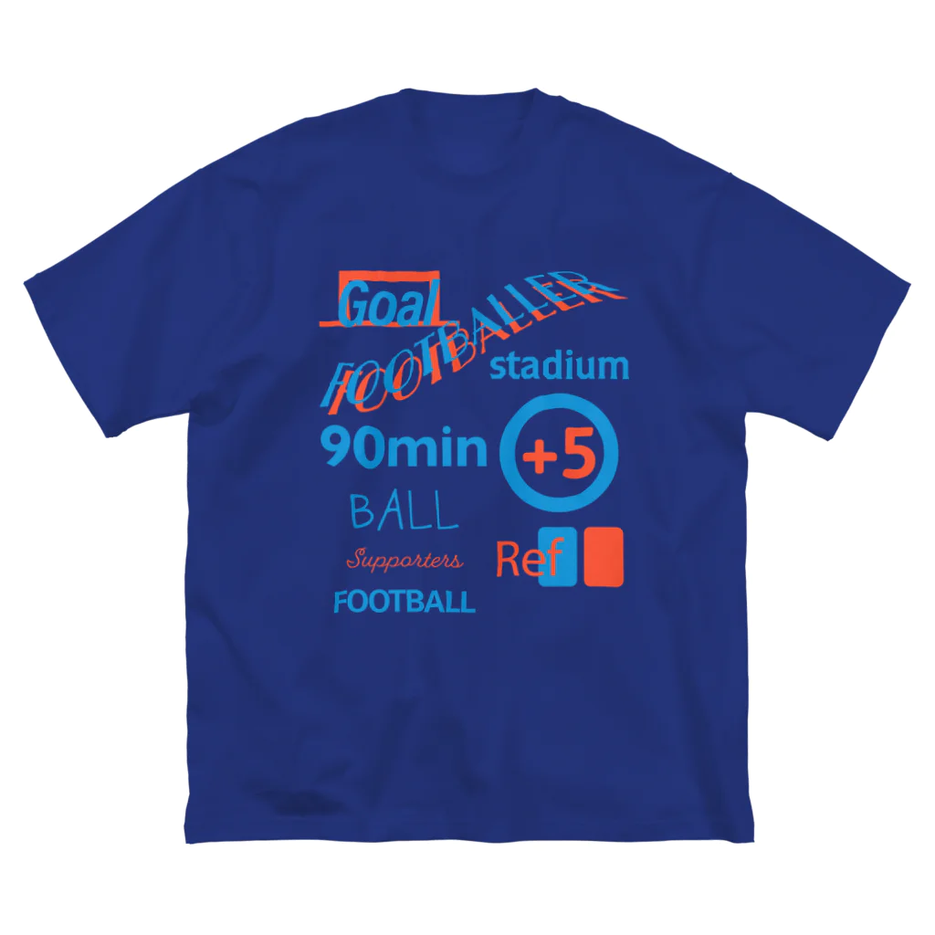 KAWAGOE GRAPHICSのフットボールな ビッグシルエットTシャツ