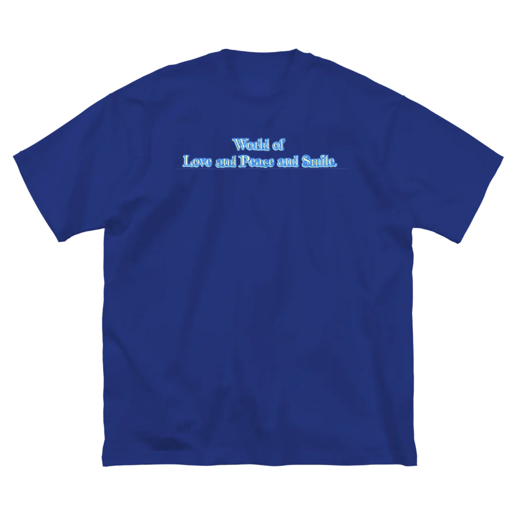 Mona♡ChirolのWorld of Love＆Peace＆SmileーBlue Vol.②ー ビッグシルエットTシャツ