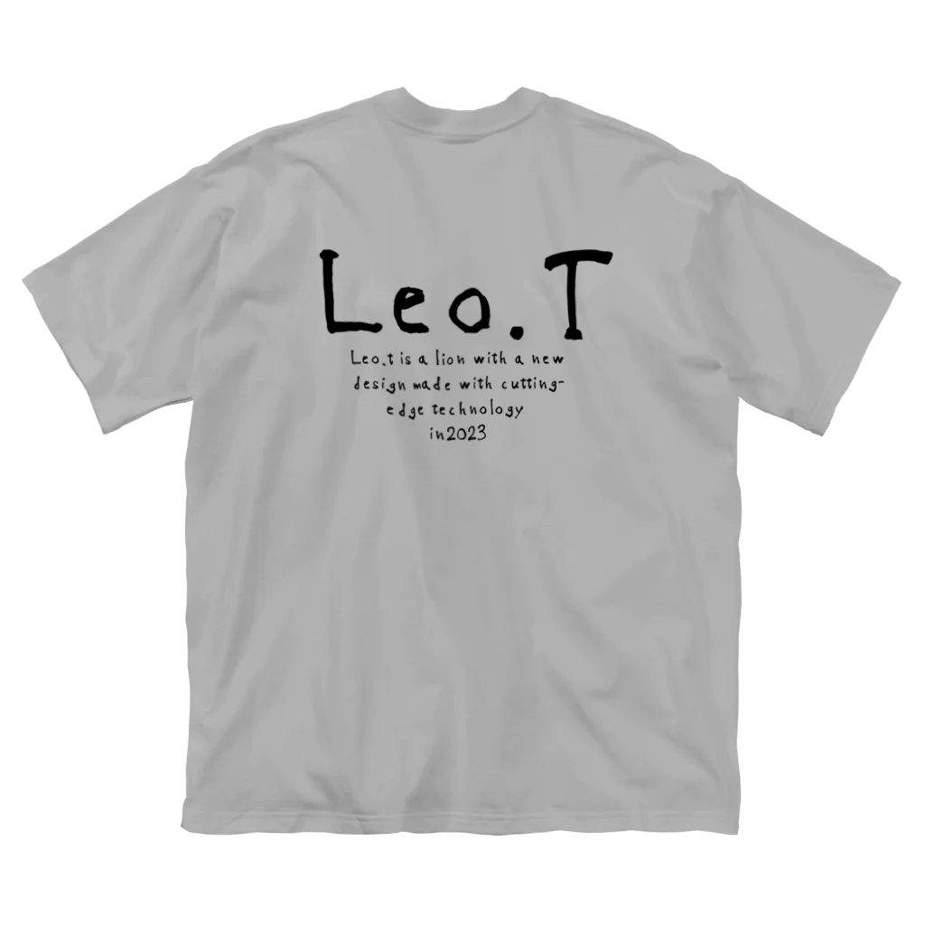 Leo.T Shopのライオンアート　Leo.T ビッグシルエットTシャツ