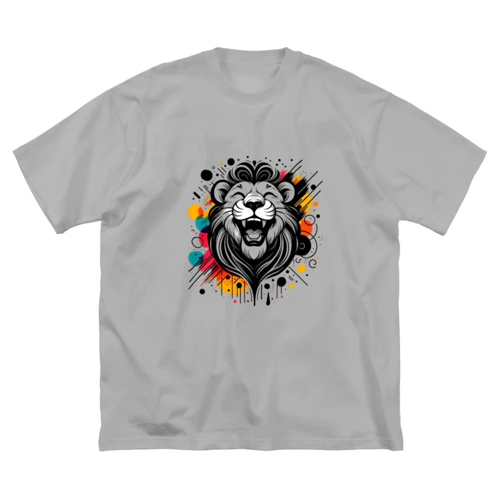 リトルスター・クローゼットの#laughing animal art Big T-Shirt